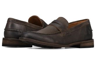 Frye Tyler Flex Penny Mens Lace Up Wing Tip Shoes Chocolate : 10.5 D - Medium, Leather