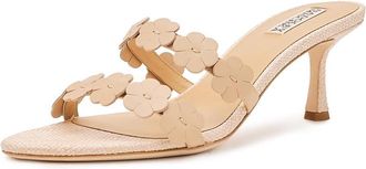 Badgley Mischka Watertown Womens Sandals Nude Leather : 6.5 M