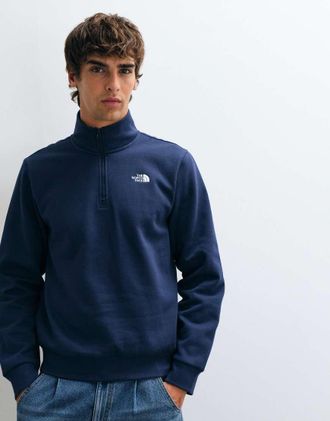 The North Face M Evolution Simple Dome - Felpa blu navy summit vestibilit&agrave; classica con zip corta