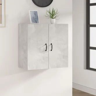 vidaXL Vidaxl Armadietto A Muro Grigio Cemento 60x31x60 Cm Legno Multistrato