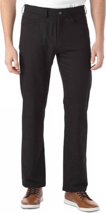 Ballin Comfort-Eze 5-Pocket Commuter Bi-Stretch Gabardine Pant In Black