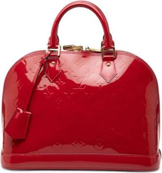 Louis Vuitton Pre-owned Alma PM - Dames - Vintage Handtas - Rood - ONE Size - Leer - Vintage