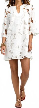 Trina Turk Mangrove Mini Dress In Whitewash