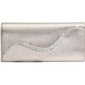 Alexis Bittar Crystal Curve Clutch in Champagne at Nordstrom