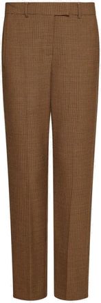 Marella Broeken, Dames, Bruin, S, Wol, Opaco Chino Broek