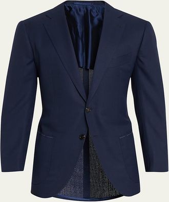 Cesare Attolini Mens Micro Hopsack Sport Coat