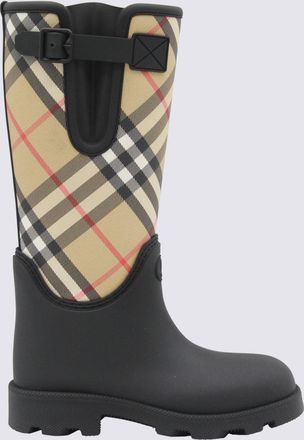Burberry Boots Blacks And Greys-Donna