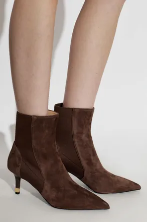 Furla Aria Heeled Ankle Boots, Womens, Brown