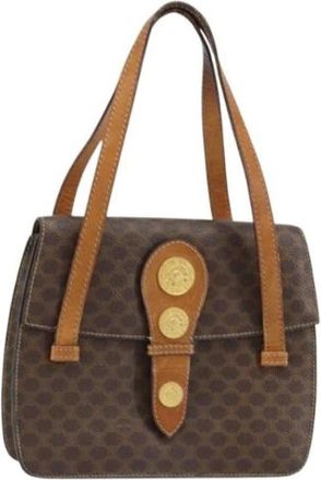 Celine Pre-owned Shoulder Bags, female, Brown, Size: ONE SIZE Pre-owned Vintage Shoulder Bag