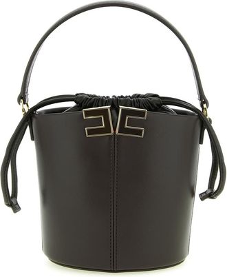 Elisabetta Franchi Logo Bucket Bag