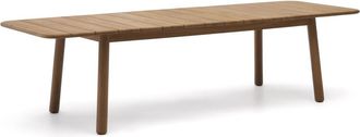 K Home Ausziehbarer Premium In-/Outdoor Esstisch Turqueto 220-294 x 100 cm, aus massivem Teakholz