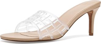 Rebecca Minkoff July Womens Dress Sandals Clear/Nude : 8.5 M, Synthetic