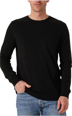 Selected Slhberg Crew Neck Noos - Heren - Ronde hals truien - Zwart - XL - Katoen - Truien & Vesten