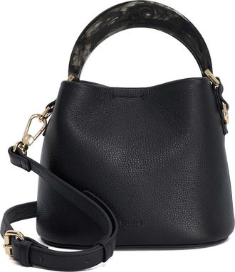 Dune London Dharla Leather Top Handle Bag in Black at Nordstrom