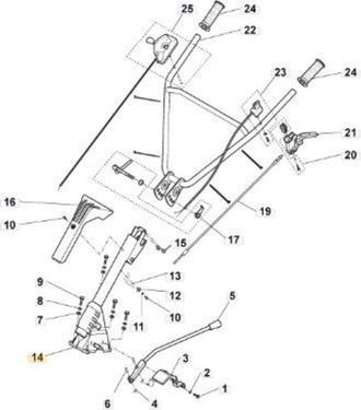 STIGA Sports Soporte Mango Original Stiga - 118802855/0
