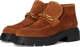 Stuart Weitzman Soluxe Hudson Chukka Womens Cold Weather Boots Doe : 10.5 M, Leather