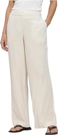 Envii Dames, Broeken, Beige, Maat: XS Linnen