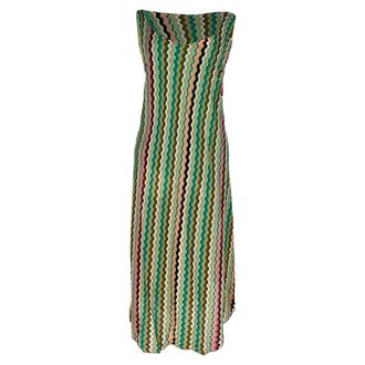 Missoni Abstract Printed Dress in Multicolor Polyester