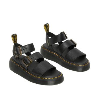 Dr. Martens Sandalen met plateauzool Gryphon Quad in Pisa leer
