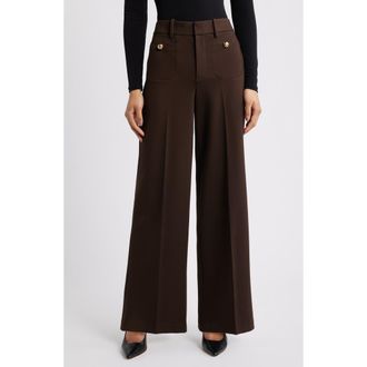 Frame Denim The Modernist High Waist Wide Leg Pants in Americano at Nordstrom, Size 10
