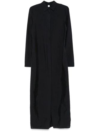 Toteme Parachute shirt dress - women - Silk/Polyamide - 36 - Blue