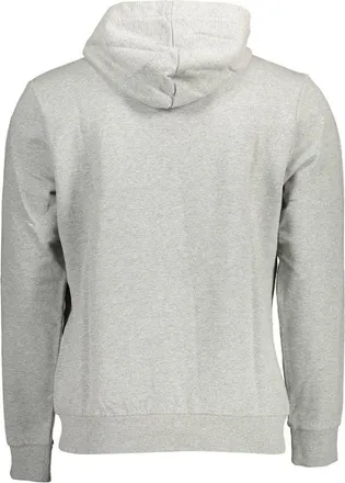 Napapijri Logo-Print Cotton Sweatshirt - Gray