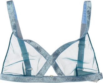 Tom Ford Reggiseno con effetto iridescente - Blu