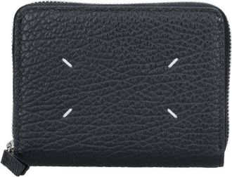Maison Margiela Black Four Stitches Leather Wallet