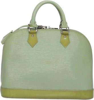 Louis Vuitton Pre-owned Handbags, female, Green, Size: ONE SIZE Pre-owned Alma Handbag