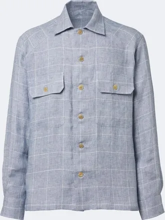 Ralph Lauren Purple Label Checked linen jacket