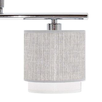 Fabrilamp Fabrilamp - Lampara Kenya 2xe14 Gris/blanca