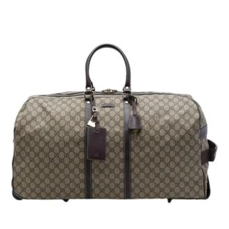 Gucci Pre-owned Weekend Bag - unisex - Pre-owned - Beige - Maat: ONE Size Leer