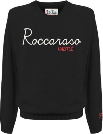 MC2 Saint Barth Heron Sweatshirt - Heren - Ronde hals truien - Zwart - XL - Wol - Truien & Vesten