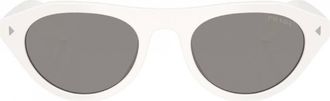 Prada Grey Irregular Ladies Sunglasses PR B15SF 17K80R 52