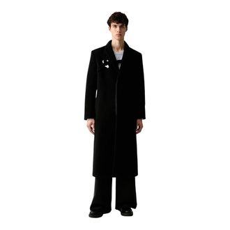 Heliot Emil Single-Breasted Coats - Heren - Mantel - Zwart - M - Jassen