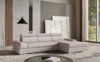 Sit&more Ecksofa »Broadway L-Form« inklusive Kopfteilverstellung, wahlweise mit Bettfunktion