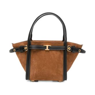 Tod's Dames, Tassen, Bruin, Maat: ONE Size Leer