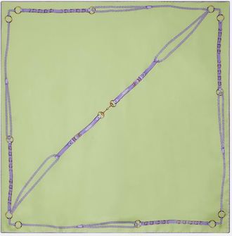 Gucci Sciarpa in seta con stampa