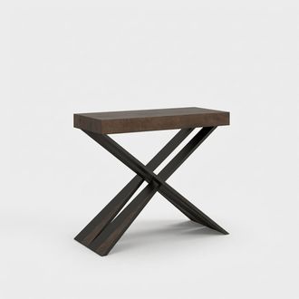 Itamoby Consola Extensible En Mesa De Madera De Nogal 90x40-300cm Diago Premium Noix
