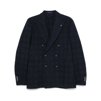 Tagliatore Blazers, male, Blue, Size: 2XL Jacket Tagliatore