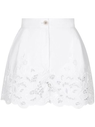 Dolce & Gabbana Shorts con dettaglio cut-out - Bianco