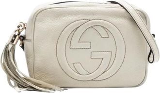 Gucci Pre-owned Cross Body Bags, female, White, Size: ONE SIZE Pre-owned Crossbody Bag