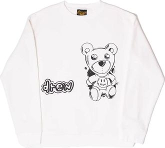 Drew House Theordore Sketch Crewneck Sweatshirt Off-White DR-SS21-74