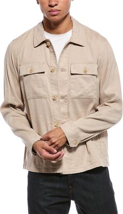 Faherty Movement Flex Linen-Blend Shirt Jacket