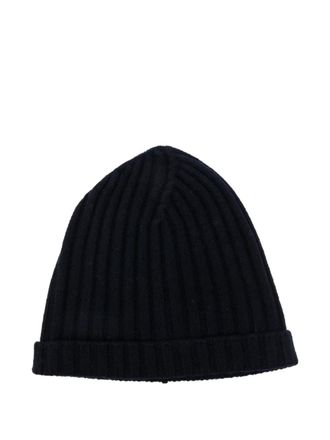 Jil Sander ribbed beanie - women - Wool - One Size - Blue