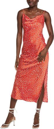 Kenneth Cole Polka Dot Maxi Slip Dress