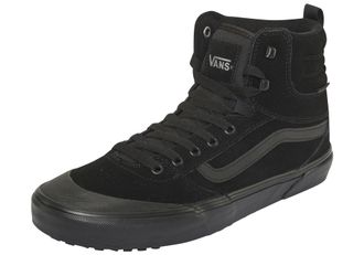 Vans Sneaker VANS ASHWOOD HI VANSGUARD, Herren, Gr. 46, schwarz, schwarz, Leder, Synthetik, Schuhe Sneaker
