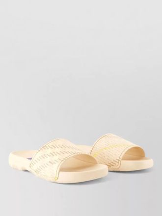 Burberry check sandals