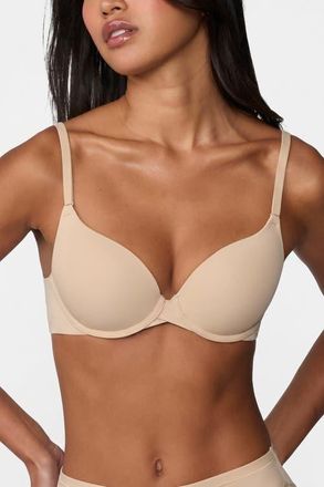 Harper Wilde Base Push-Up Bra in Beige at Nordstrom, Size 36D