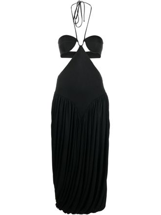 Stella McCartney Jurk met halternek - Zwart